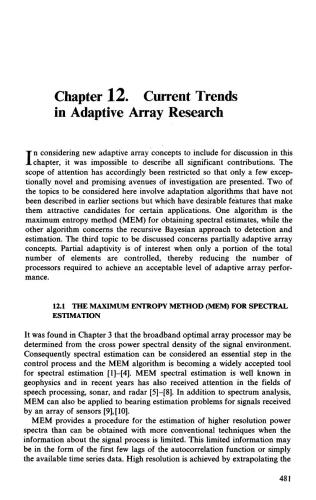 Introduction to Adaptive Arrays