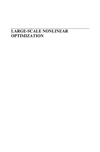 Large-Scale Nonlinear Optimization