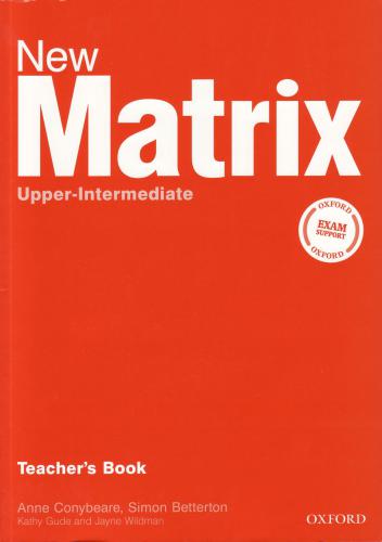 New Matrix Upper-Intermediate. Teacher's book