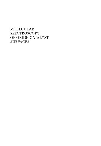 Molecular Spectroscopy of Oxide Catalyst Surfaces