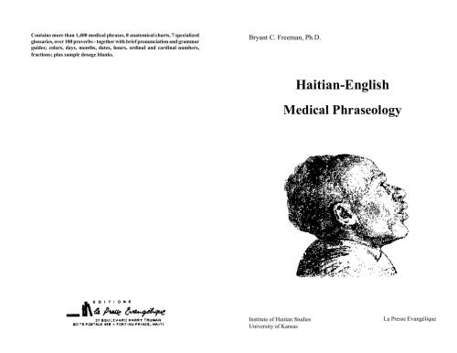 Haitian-English Medical Phraseology