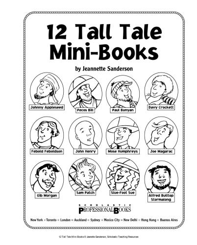 12 Tall Tale Mini-Books (Grades 3-6)