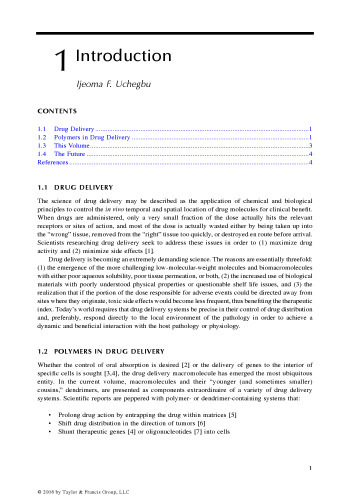 Polymers in Drug Delivery