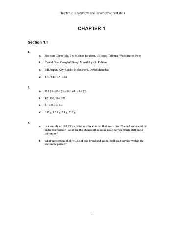 Probability and Statistics for Engineering and the Sciences, Jay L Devore Solutions Manual