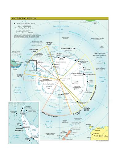 Antarctic Region (Political)