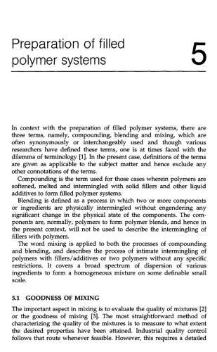 Rheology of Filled Polymer Systems