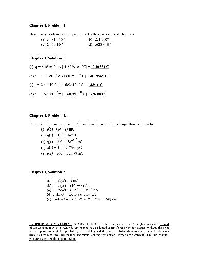 SM - Fundamentals of Electric Circuits