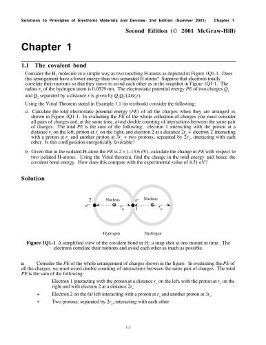 Principles of Electronic Materials and Devices