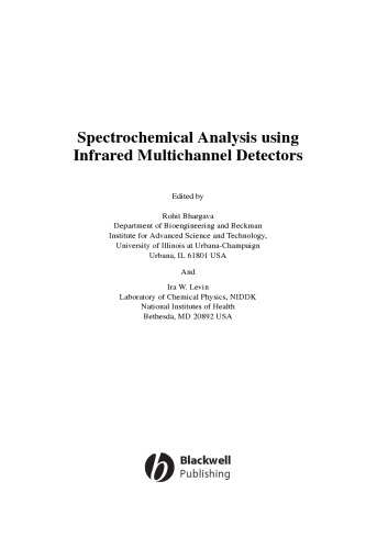 Spectrochemical Analysis Using Infrared Multichannel Detectors