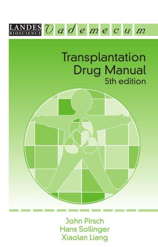 Transplantation Drug Manual