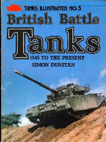 British battle tanks. 1945 to the present. 