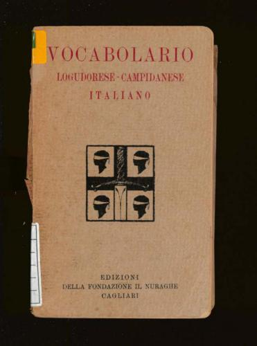 Vocabolario logudorese-campidanese - italiano