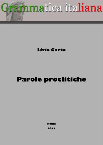 Parole proclitiche