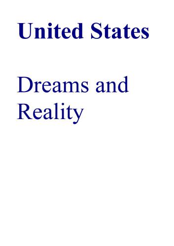 United States - Dreams and Reality