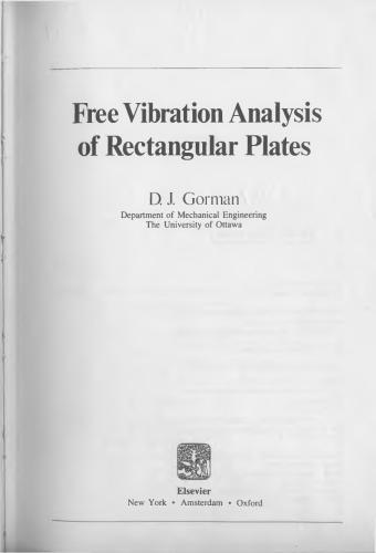 Free Vibration Analysis of Rectangular Plates