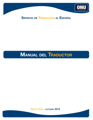 Manual del Traductor