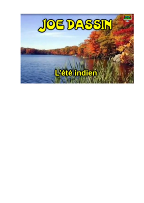 Learn French with - Joe Dassin L'été indien