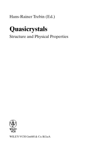 Quasicrystals: structure and physical properties