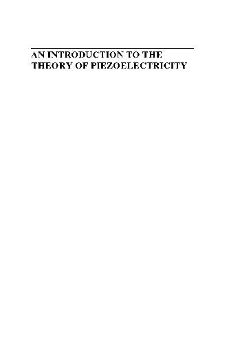 An introduction to the theory of piezoelectricity