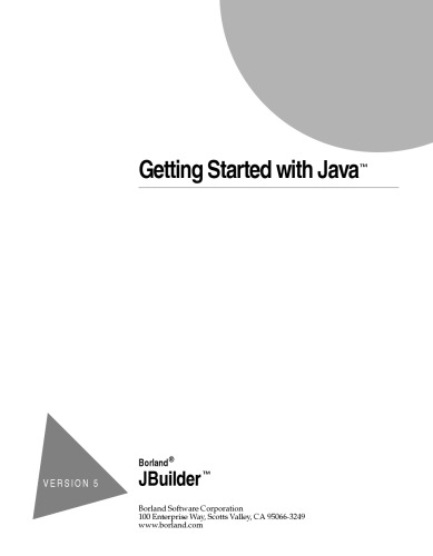 getting started with java