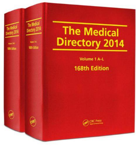 The Medical Directory 2014 (2-Volume Set)