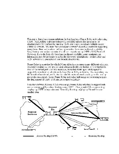 Building Large Frame Relay Networks with OSPF Summary