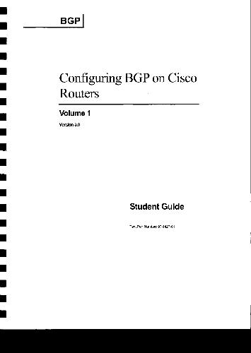 Configuring Bgp On Cisco Routers