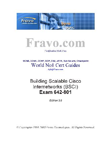 Fravo Cisco 642-801 V3.0