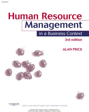 Human Resource Management in a business context