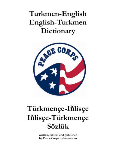 Türkmençe-iňlisçe iňlisçe-türkmençe sözlük