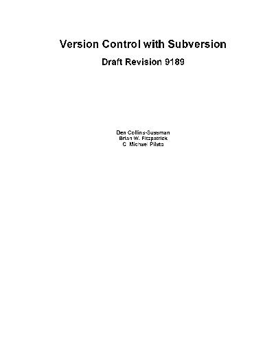 Version Control with Subversion