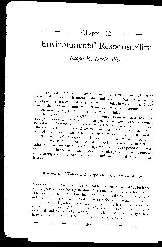 Environmental Responsibility