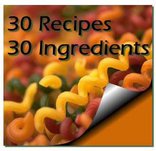 30 Recipes 30 ingredients