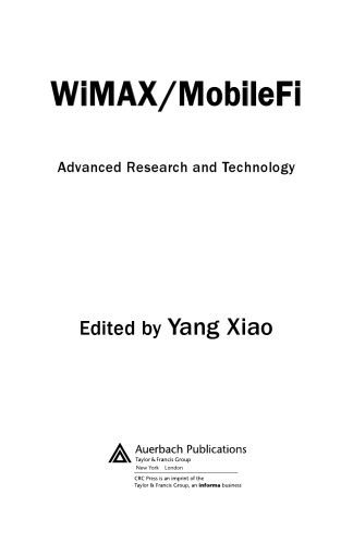 WiMAX-MobileFi: advanced research and technology