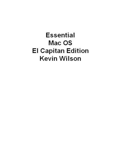 Essential Mac OS: El Capitan Edition