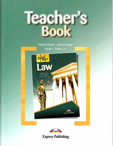 Career Paths: Law - Teacher's Book