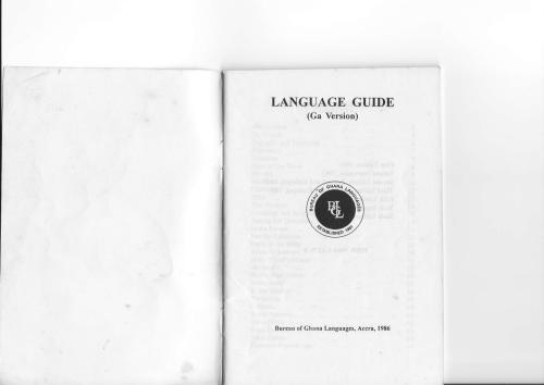 Language guide (Ga version)