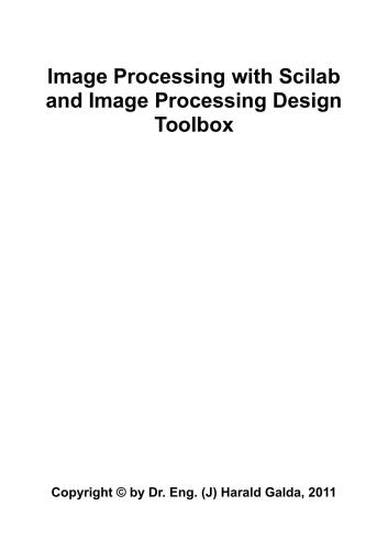 Image Processing with Scilab and Image Processing Design Toolbox