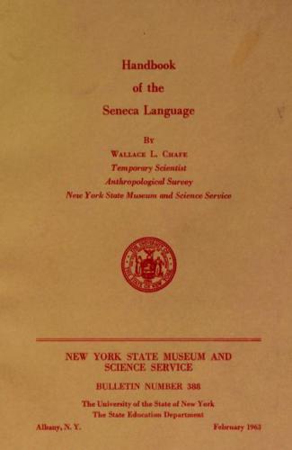 Handbook of the Seneca Language