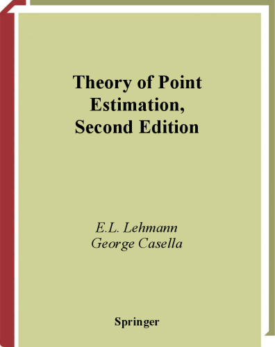 Theory of Point Estimation