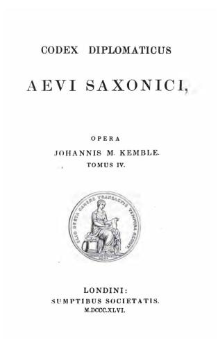 Codex Diplomaticus Aevi Saxonici