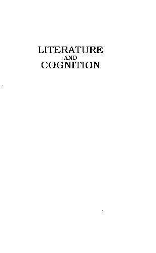 Literature and Cognition