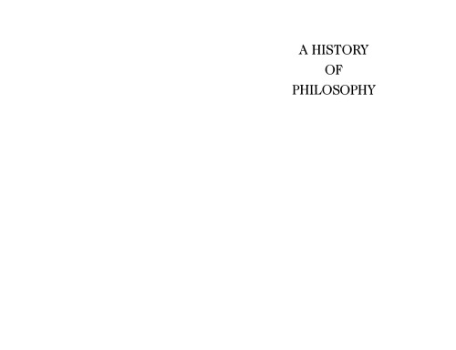 History of Philosophy