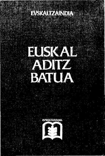 Euskal aditz batua