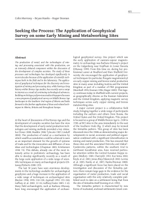 Seeking the Process: The Application of Geophysical Survey on some Early Mining and Metalworking Sites