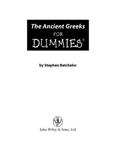 The ancient Greeks for dummies