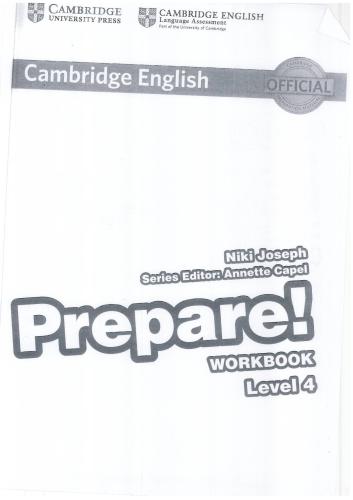 Prepare! 4 Workbook