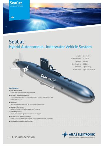 SeaCat. Unmanned Vehicles