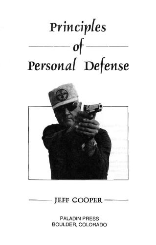 Principles of Personal Defense