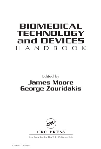 Biomedical Technology and Devices Handbook